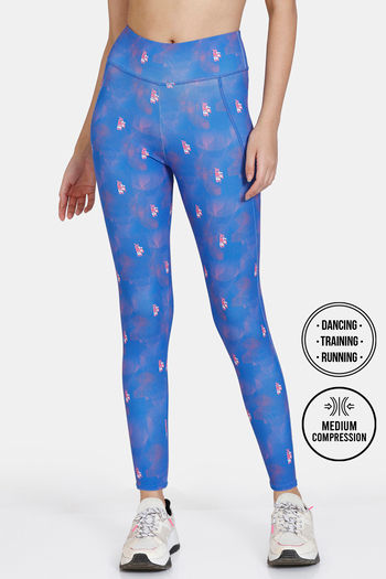Buy Zelocity Quick Dry Gym Leggings - Lapis Blue
